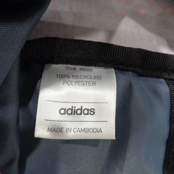 Adidas Foundation 6 Backpack Galaxy Camo Black Bright Red - Picture 6 of 6